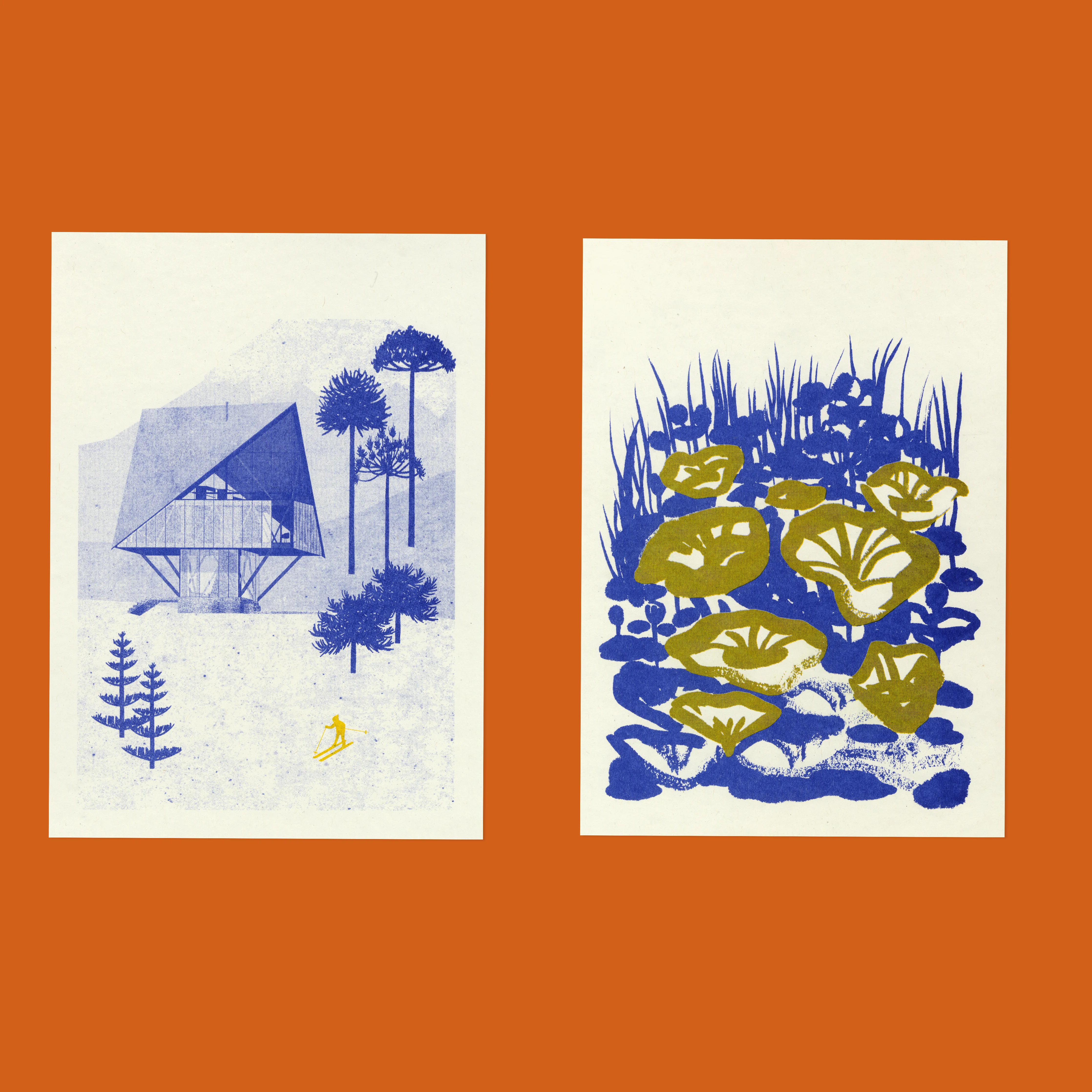 Risograph Postcard Set: Santiago de Chile - No. 101, RISO CLUB Back Issue - Image 5