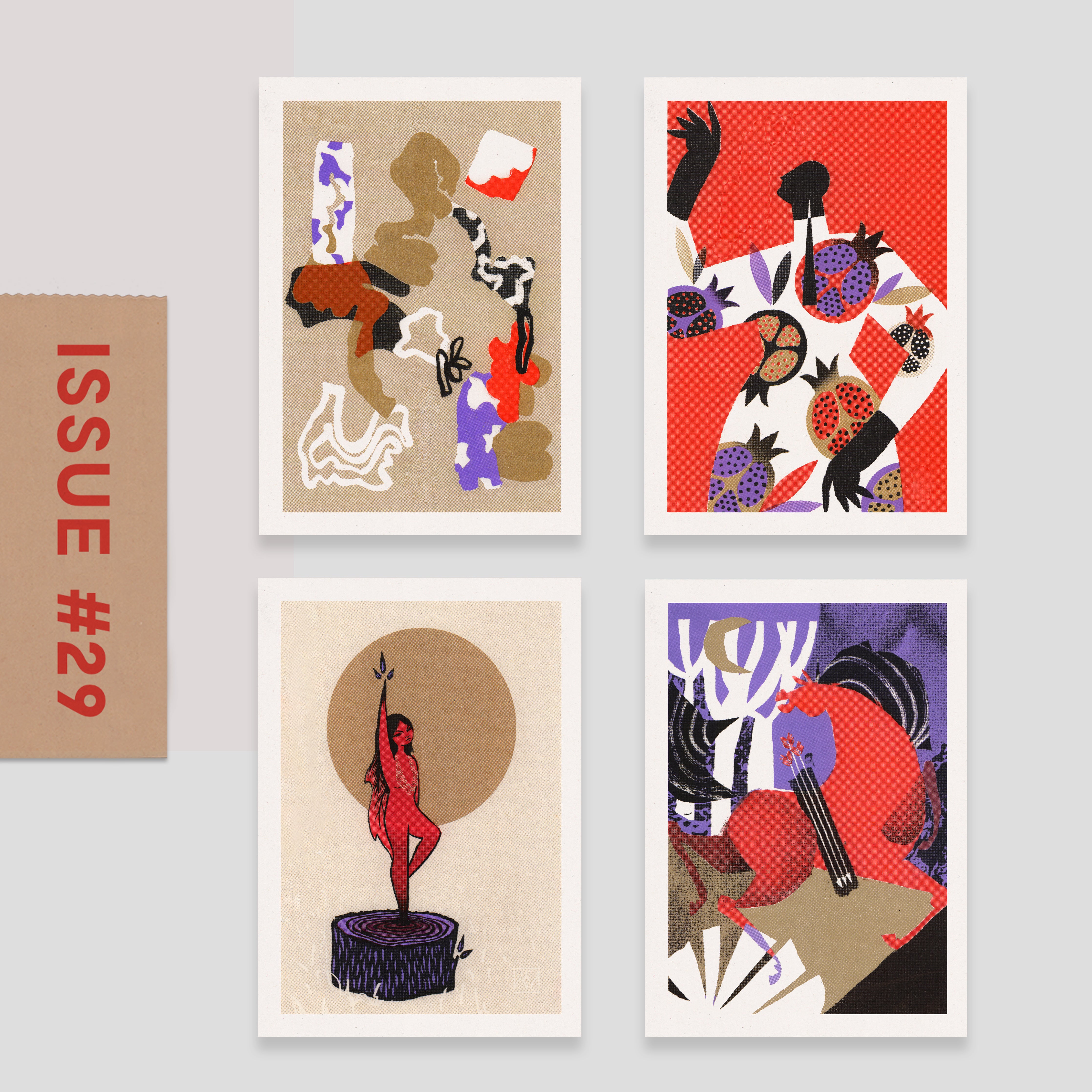 Risograph Postcard Set: Londrina - No. 29, RISO CLUB Back Issue - Image 3