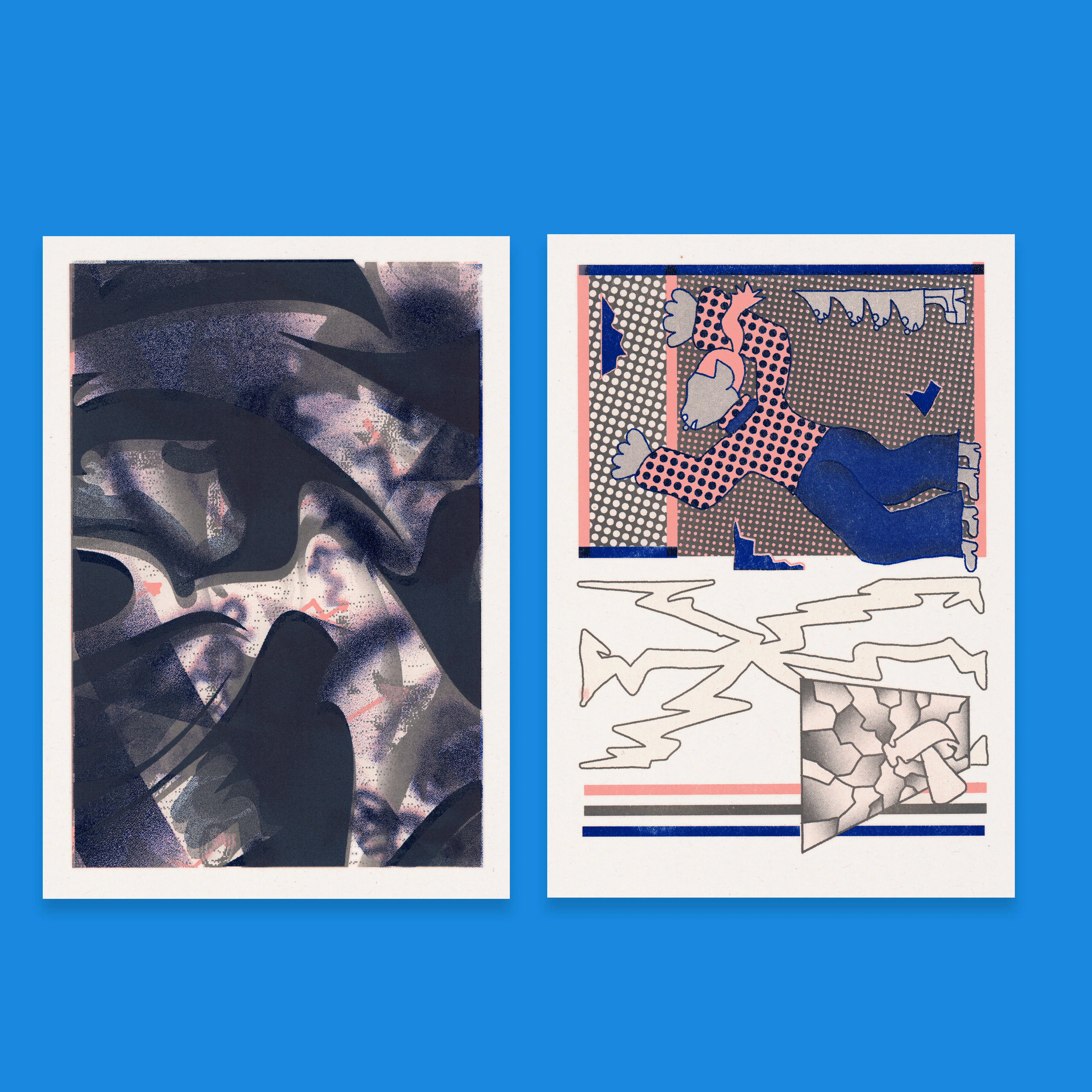 Risograph Postcard Set: Vienna - No. 38, RISO CLUB Back Issue - Image 5