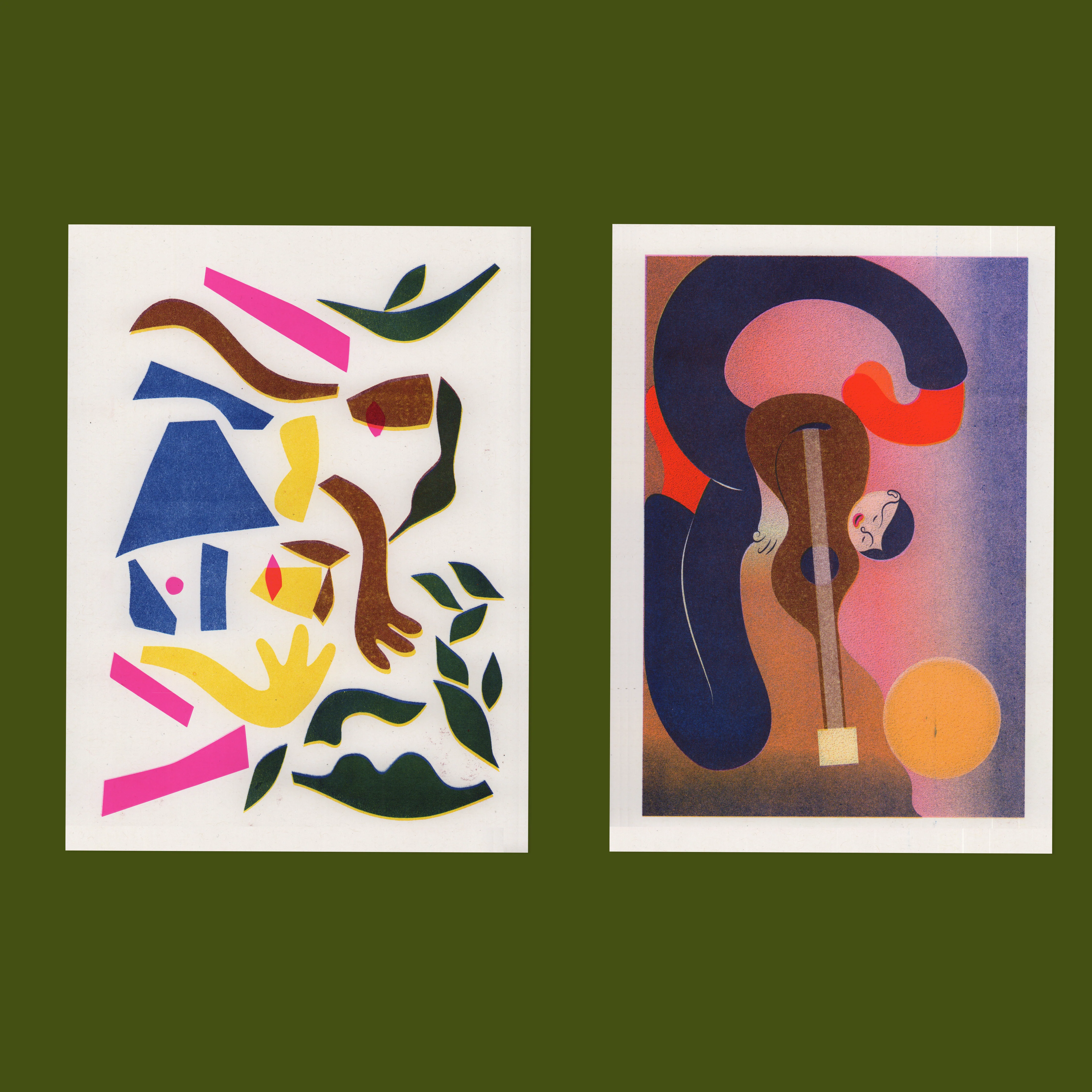Risograph Postcard Set: Venezuela - No. 5, RISO CLUB Back Issue - Image 4