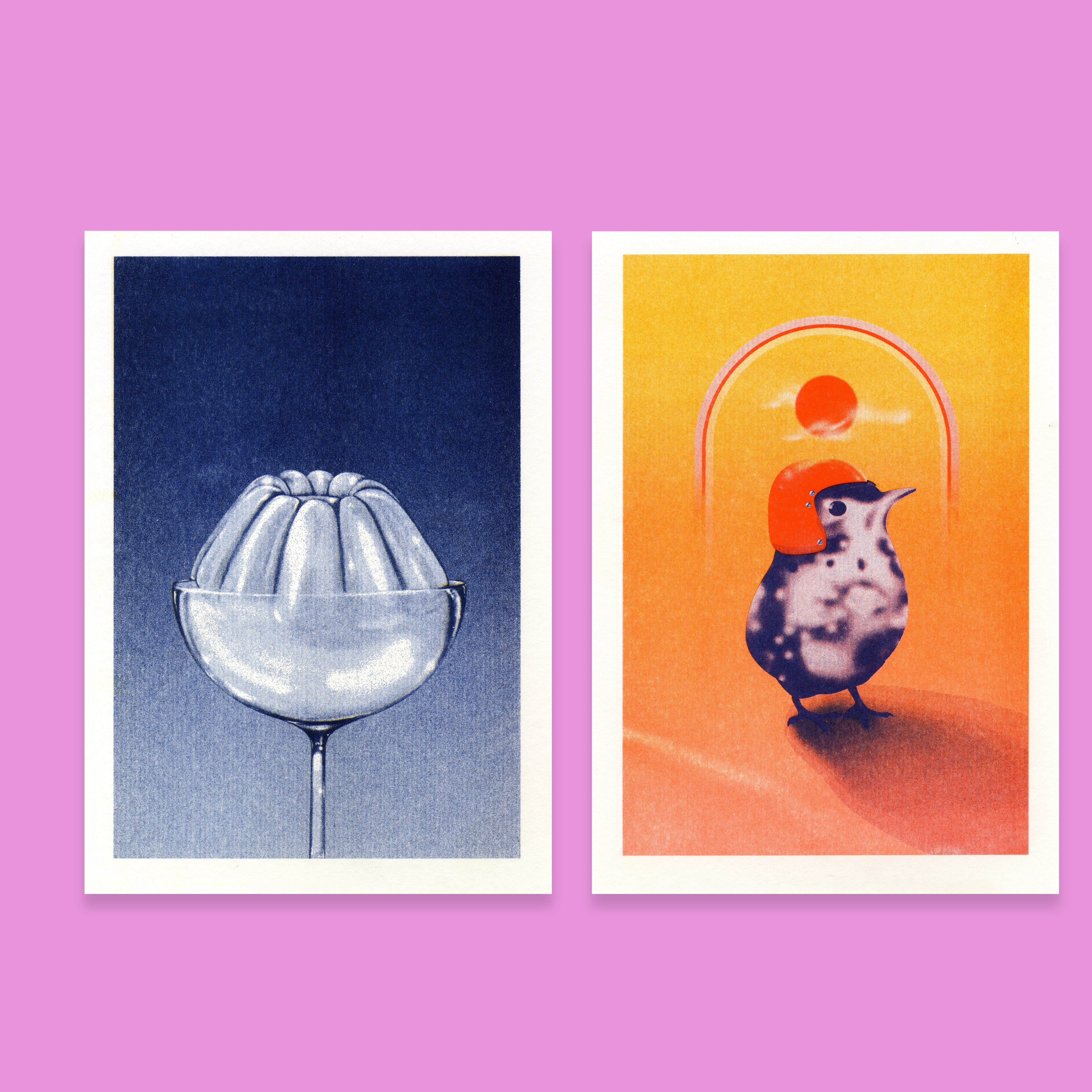 Risograph Postcard Set: Austin - No. 51, RISO CLUB Back Issue - Image 4