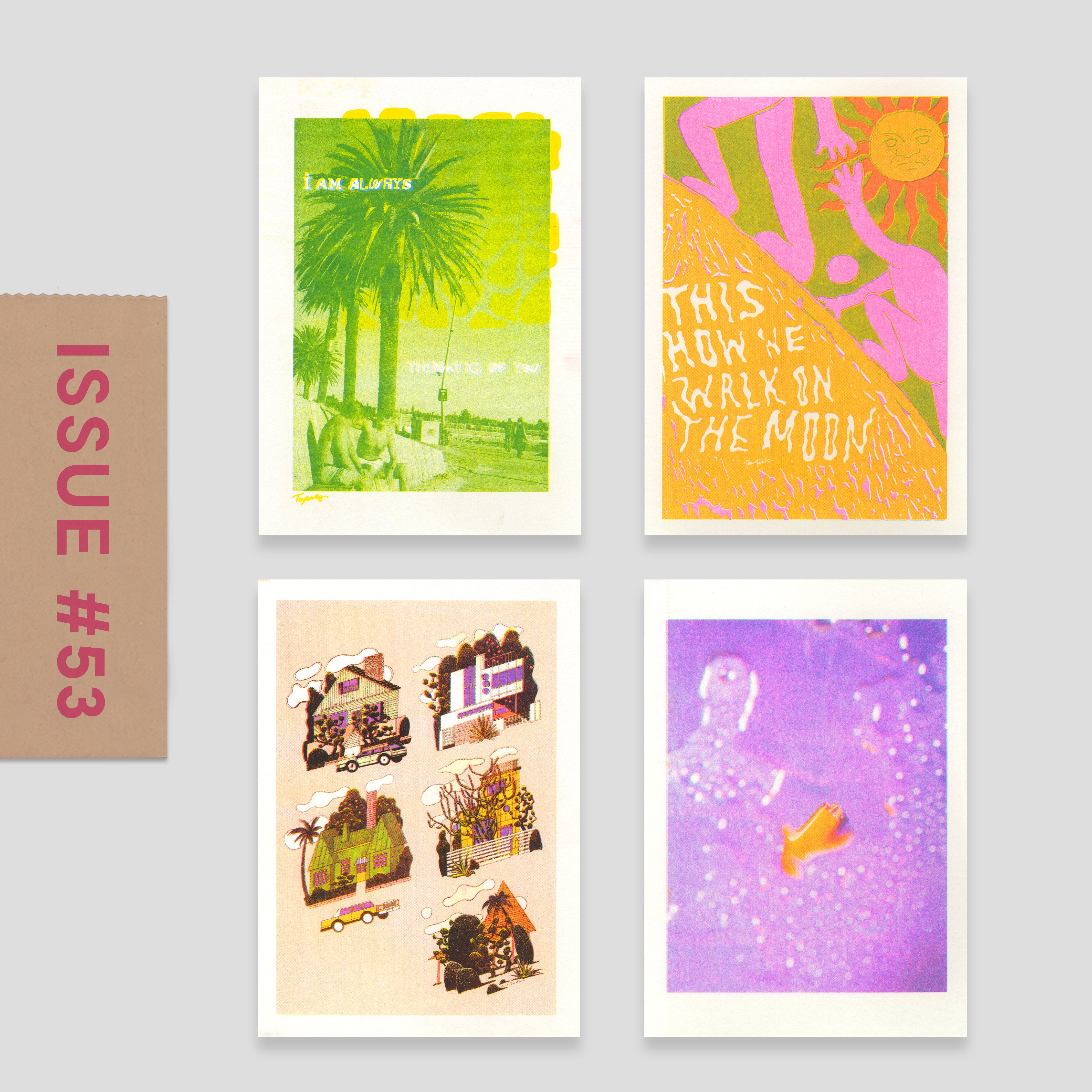 Risograph Postcard Set: Fukuoka - No. 53, RISO CLUB Back Issue - Image 5