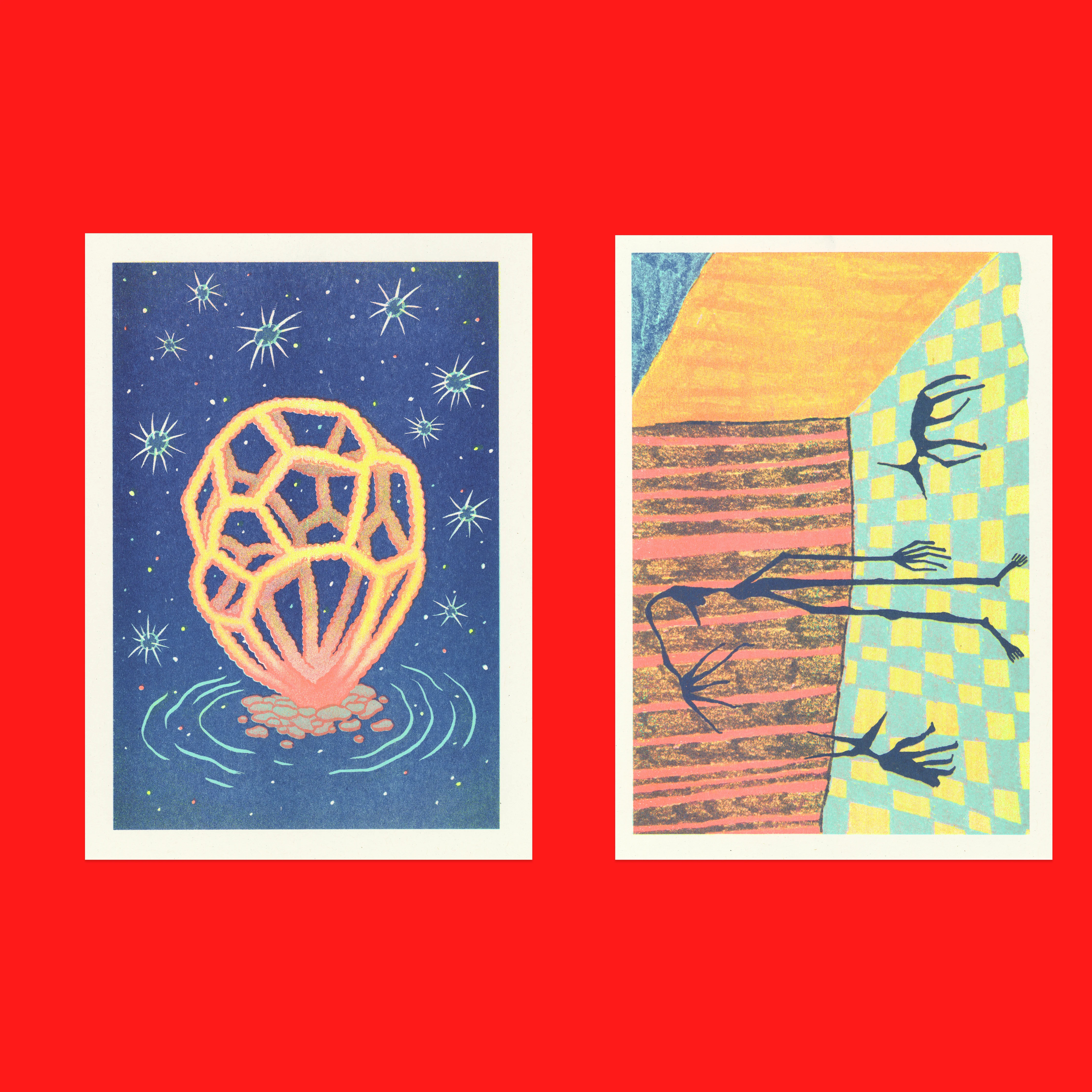 Risograph Postcard Set: Melbourne - No. 69, RISO CLUB Back Issue - Image 4