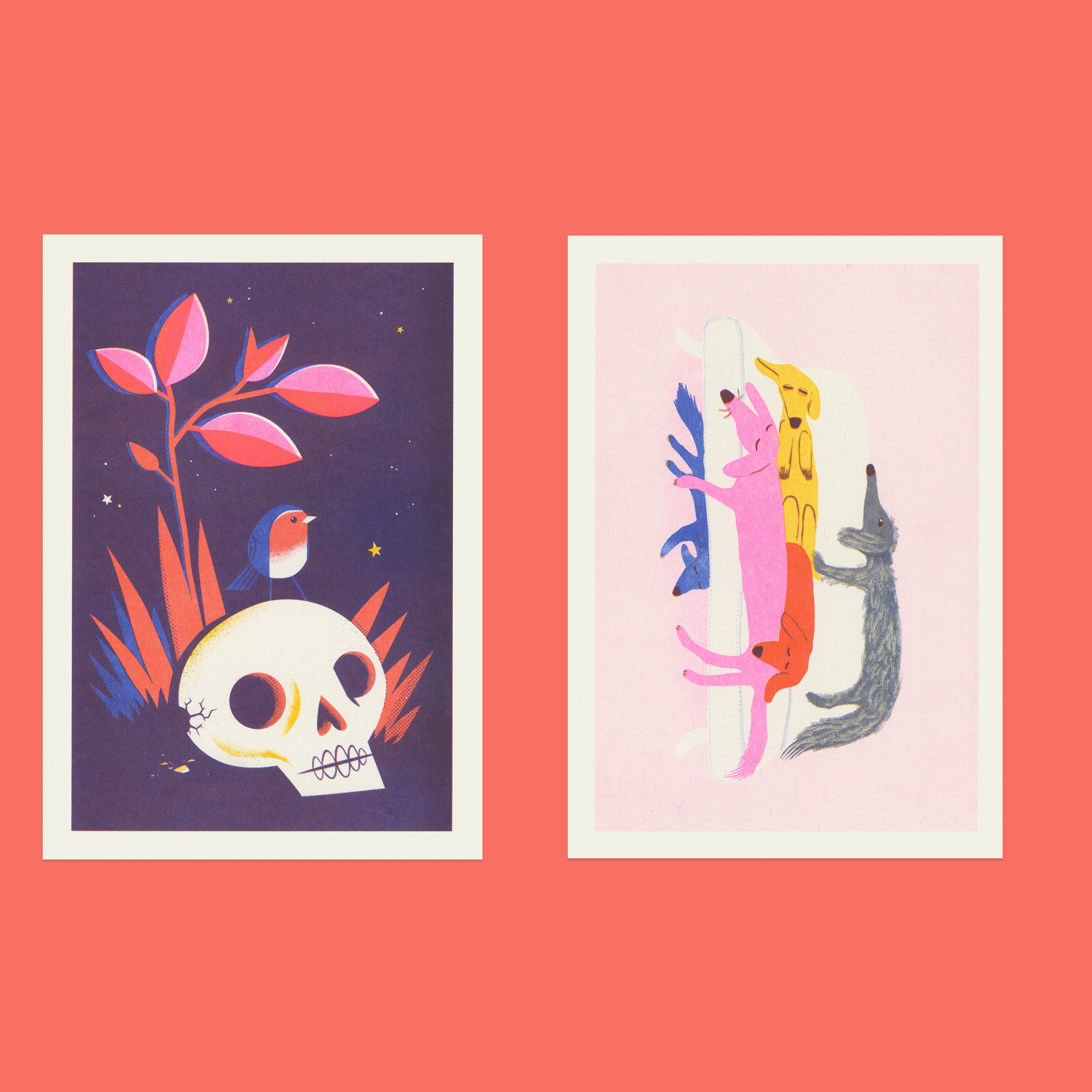 Risograph Postcard Set: Cologne - No. 76, RISO CLUB Back Issue - Image 5