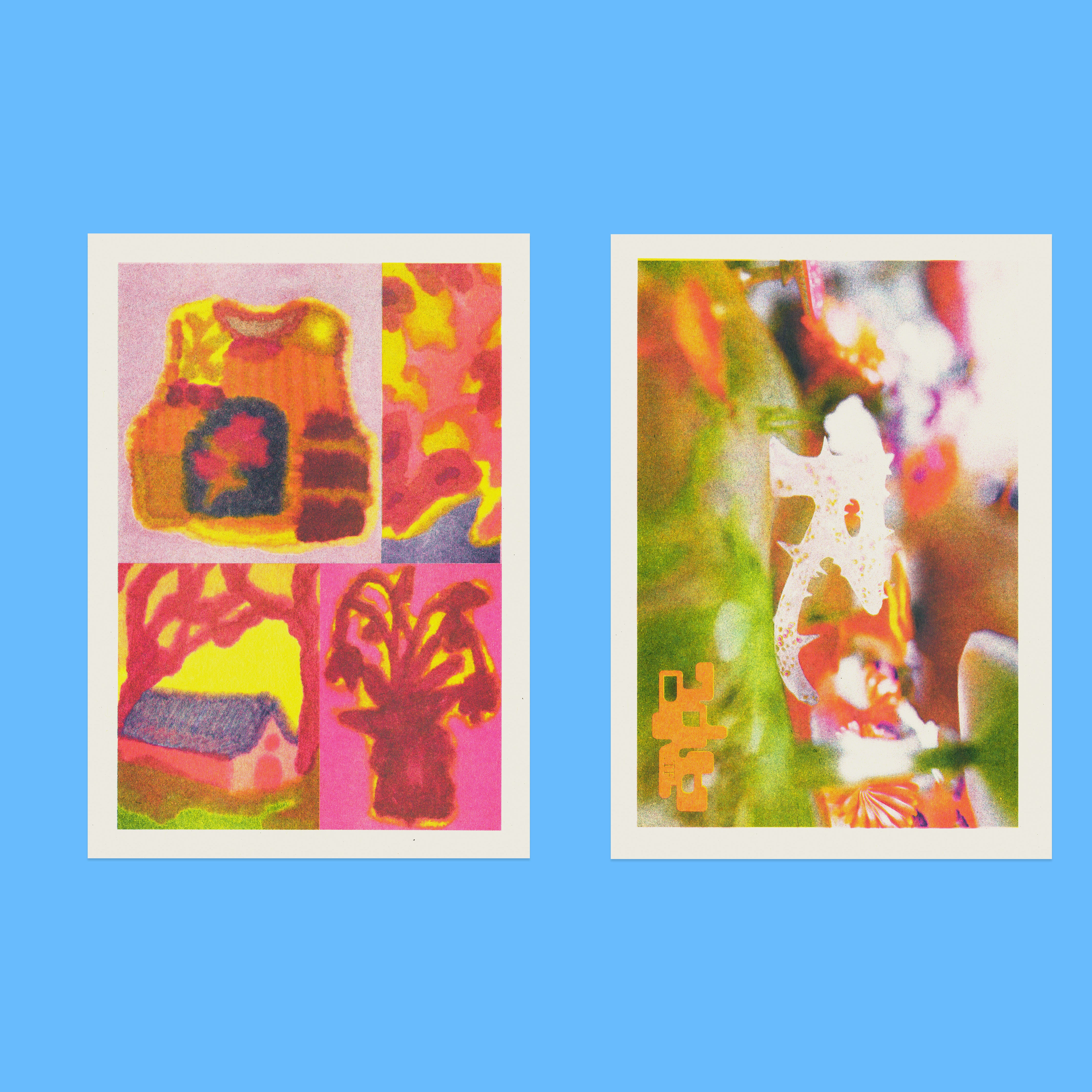 Risograph Postcard Set: Brussels - No. 77, RISO CLUB Back Issue - Image 4