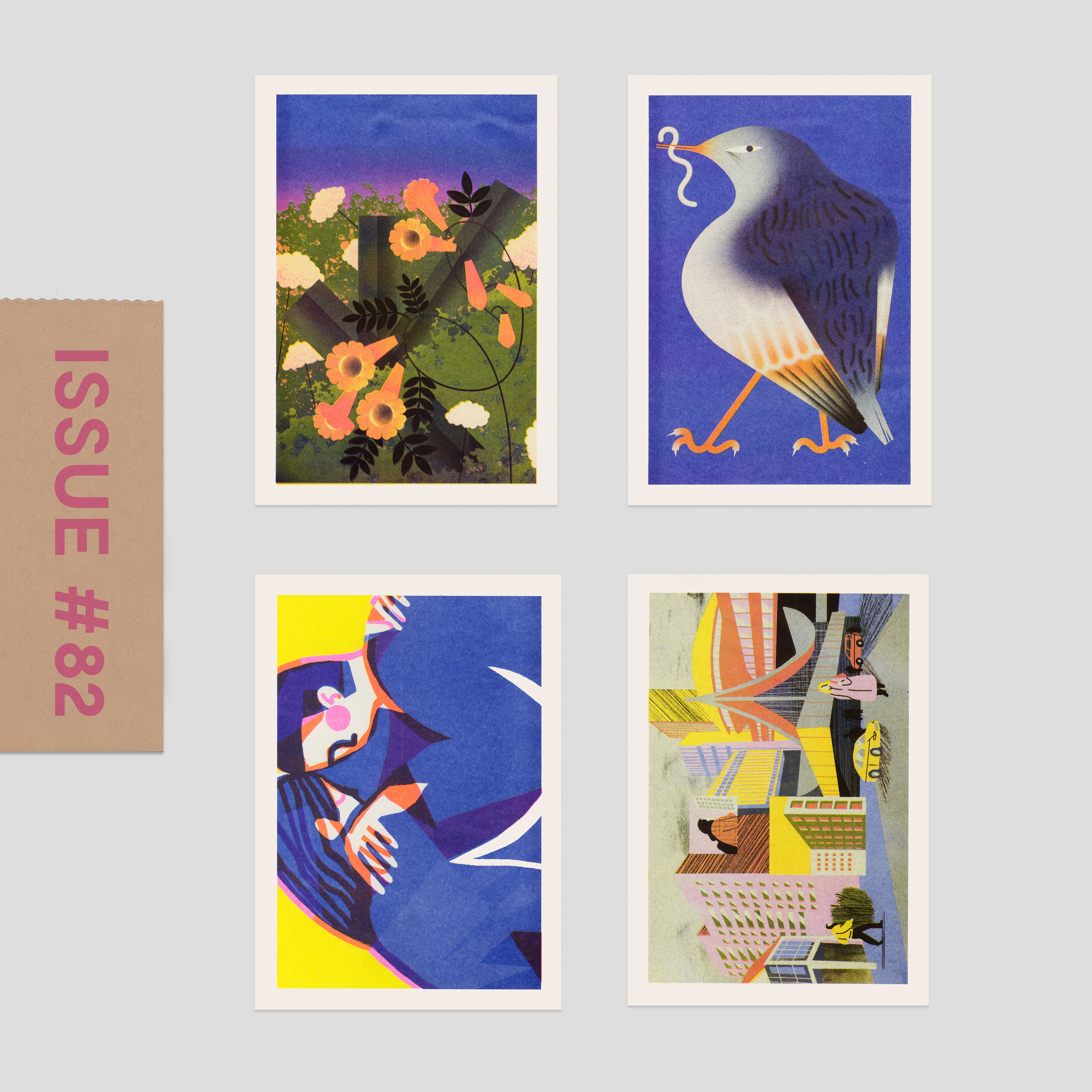 Risograph Postcard Set: Kyiv - No. 82, RISO CLUB Back Issue - Image 3