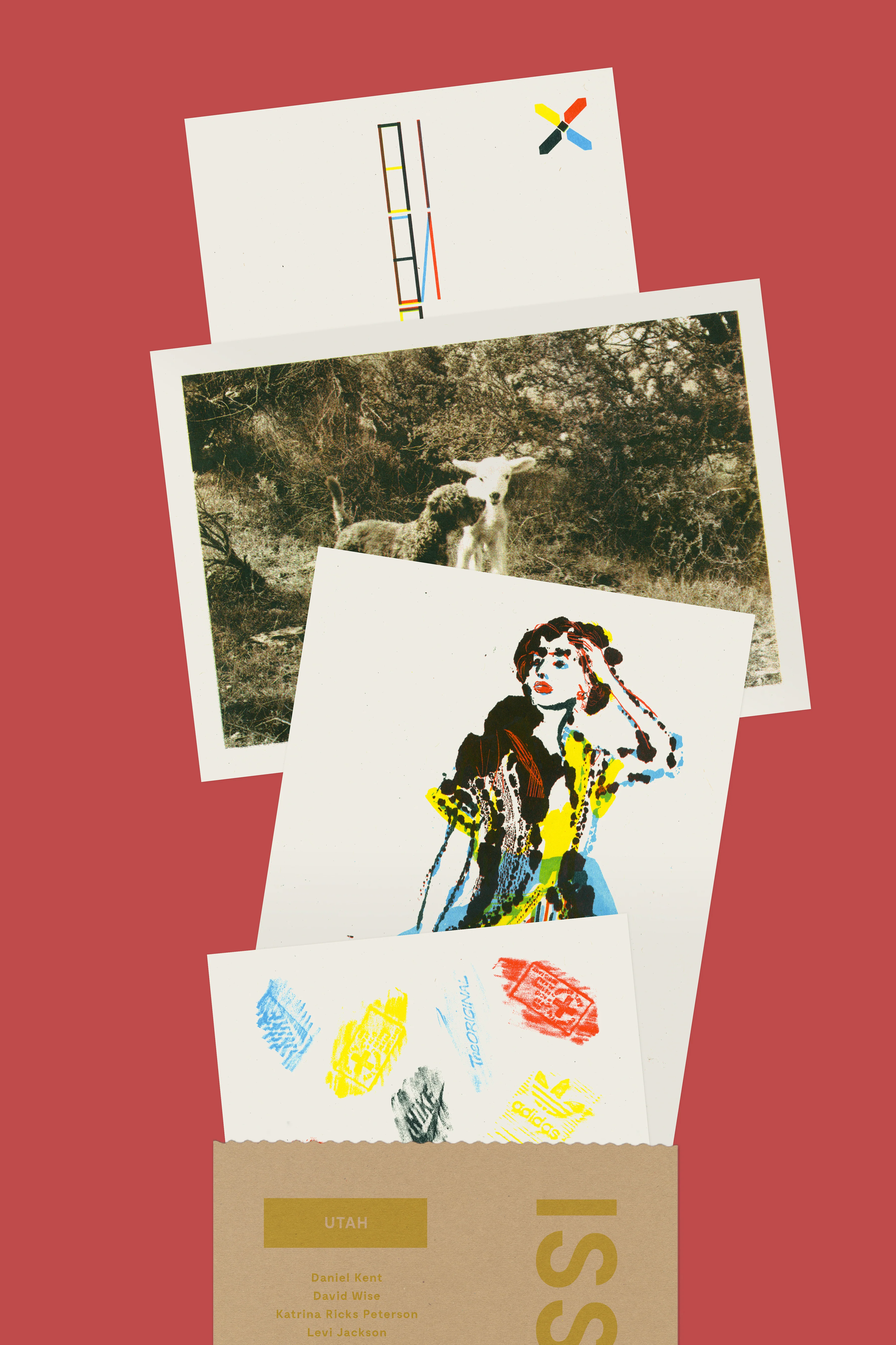 Risograph Postcard Set: Utah - No. 99, RISO CLUB Back Issue - Image 2