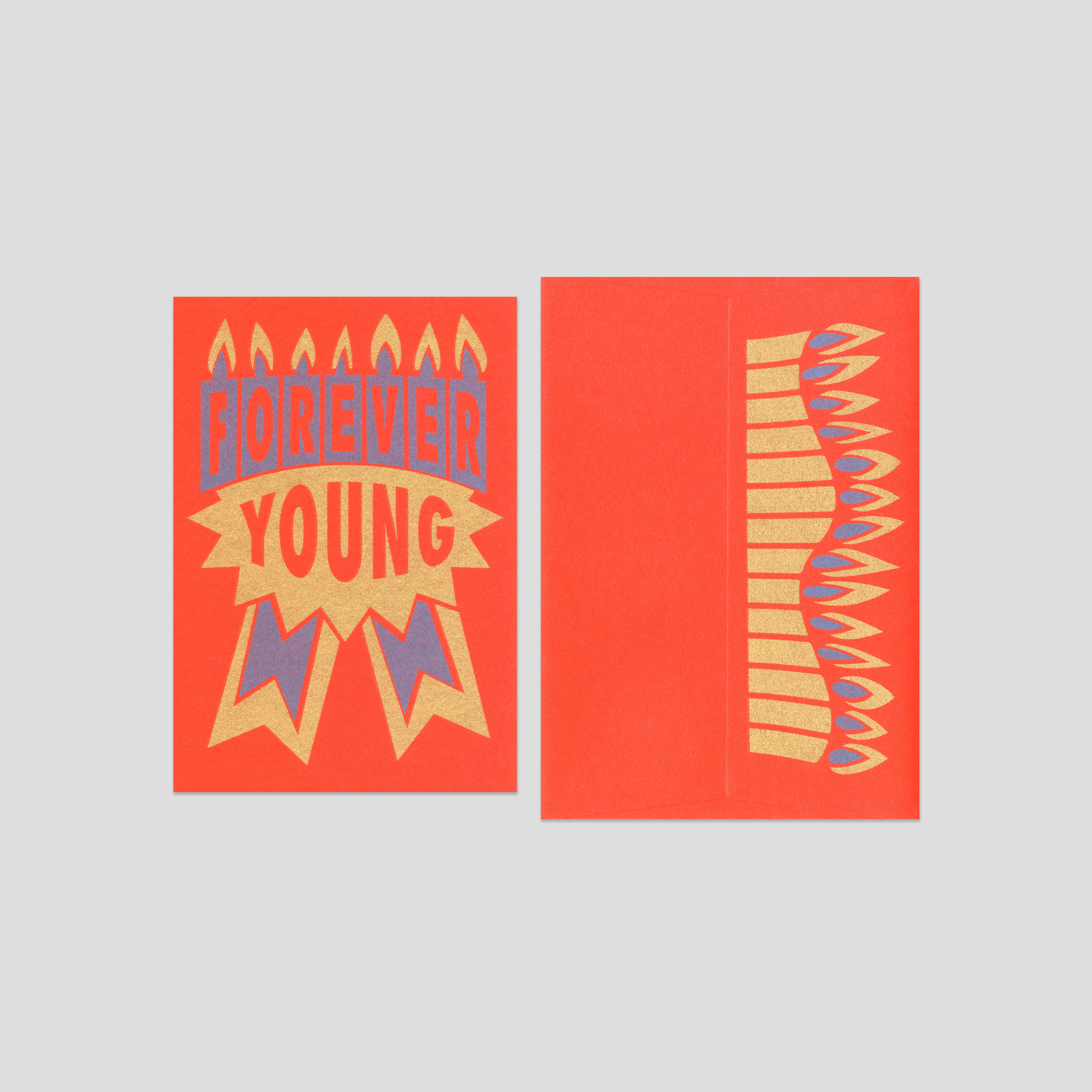 FOREVER YOUNG - CARD + ENVELOPE SET - Image 3