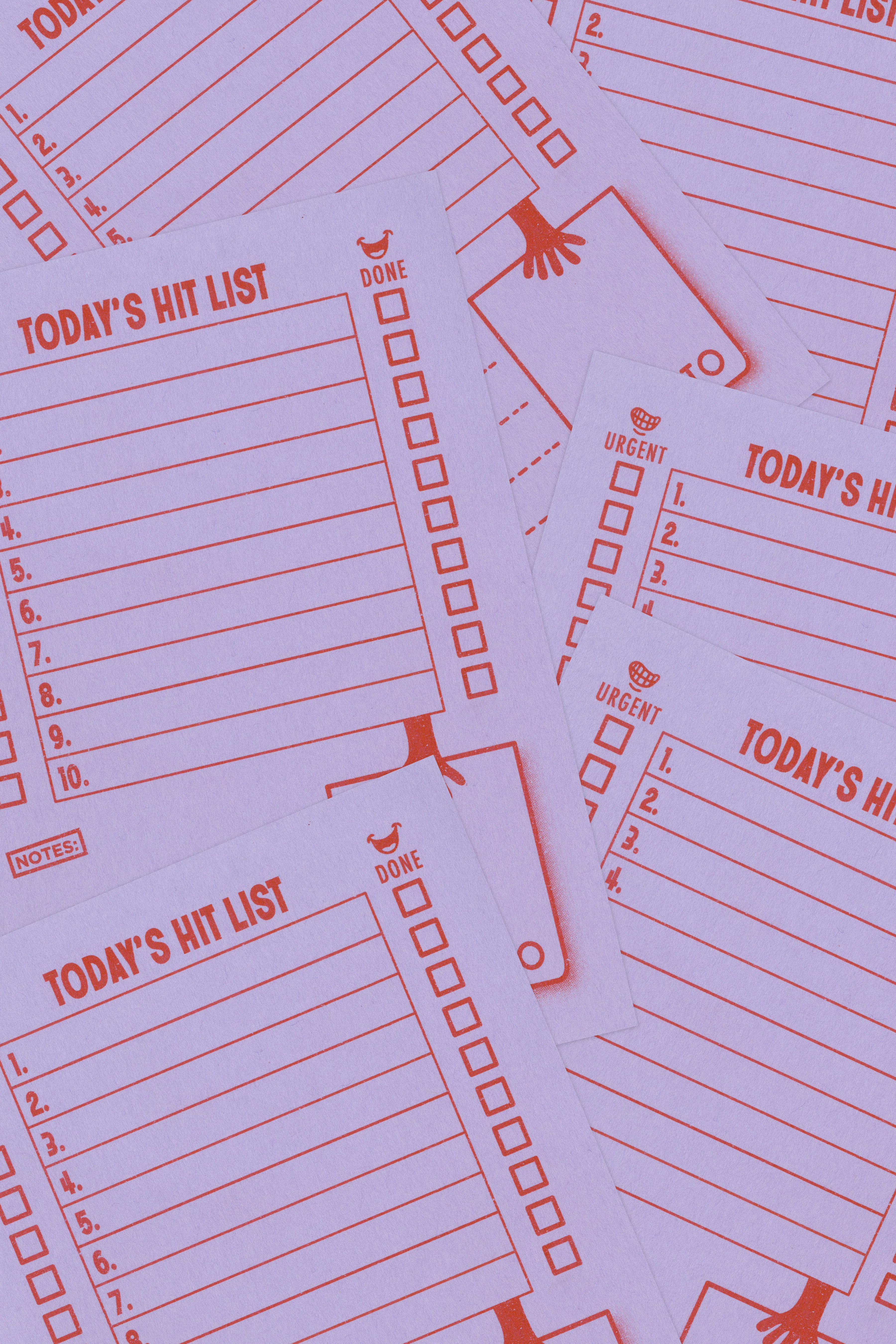 Daily To Do List Notepad: Lilac - a Double Decker Hit List - Image 2