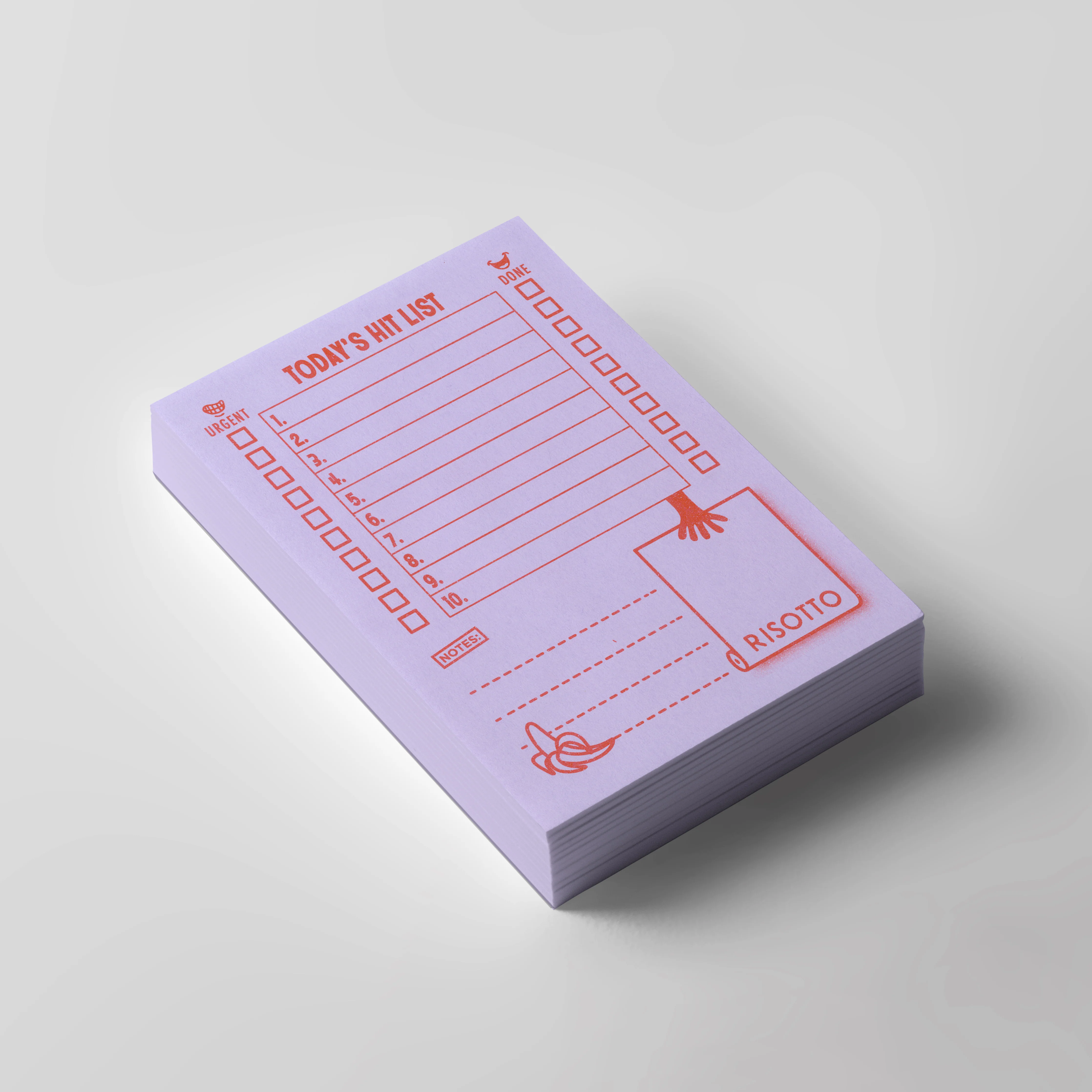 Daily To Do List Notepad: Lilac - a Double Decker Hit List - Image 3