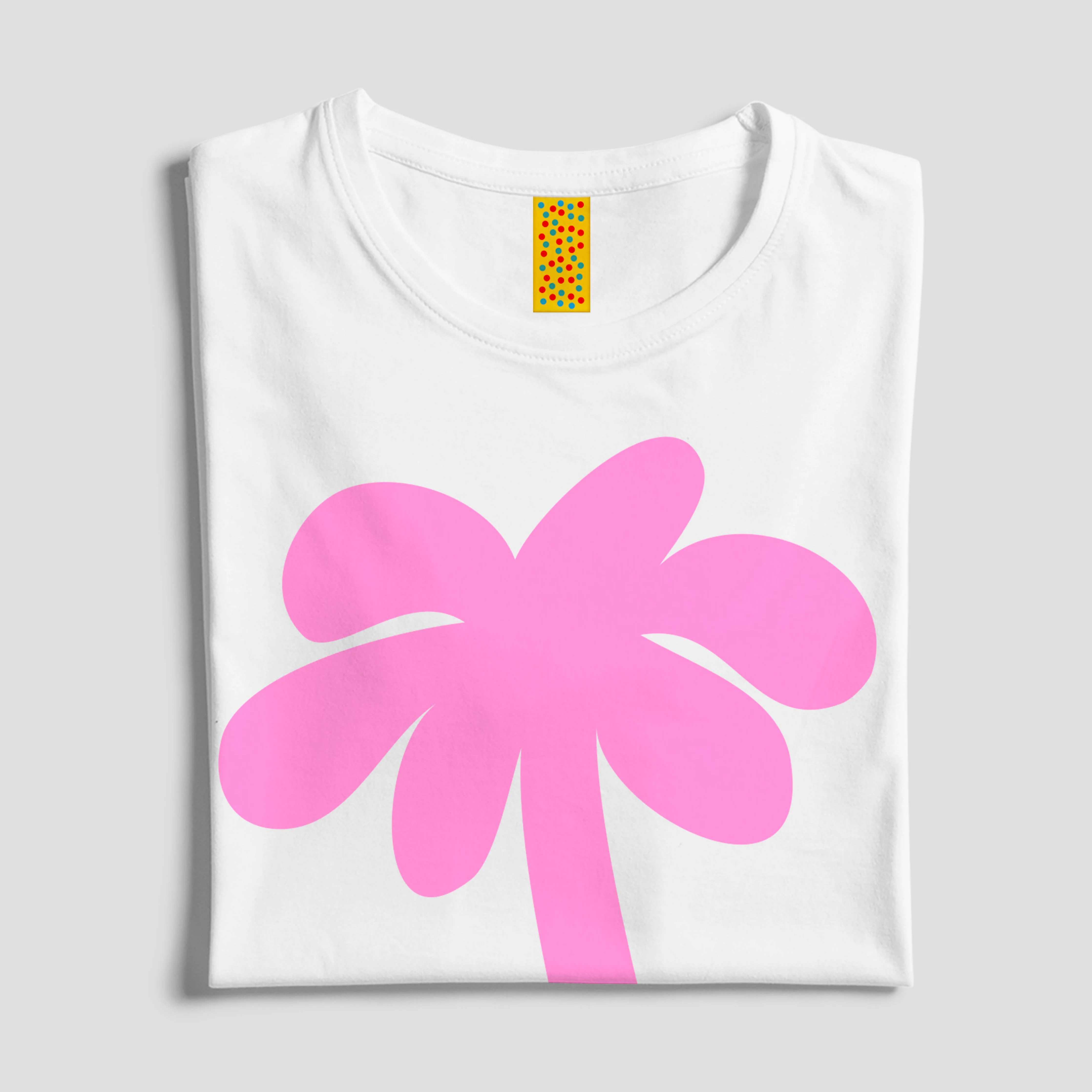 Palm - Double Sided White T-Shirt - Image 3