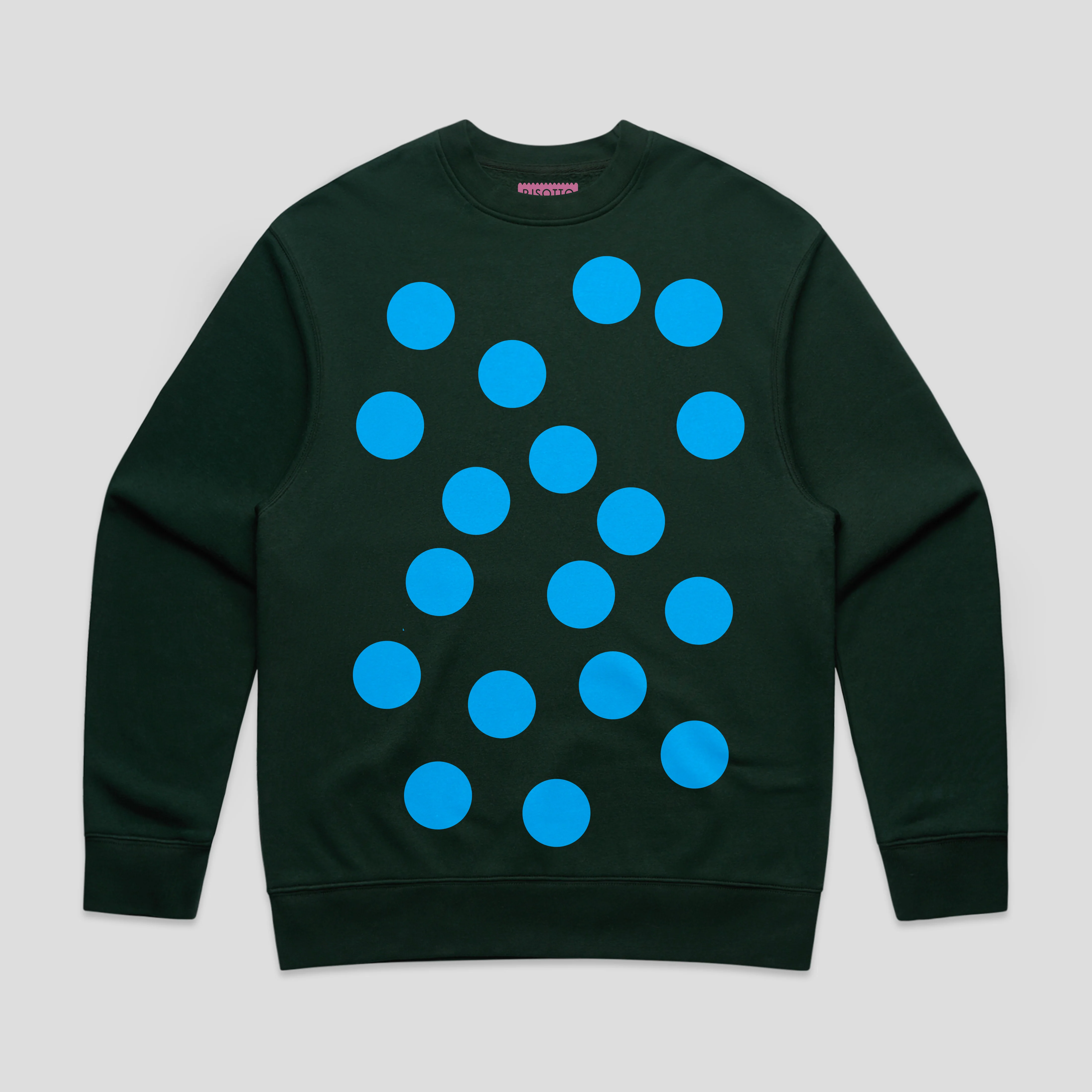 Polka - Dark Green Heavyweight Sweatshirt - Image 3