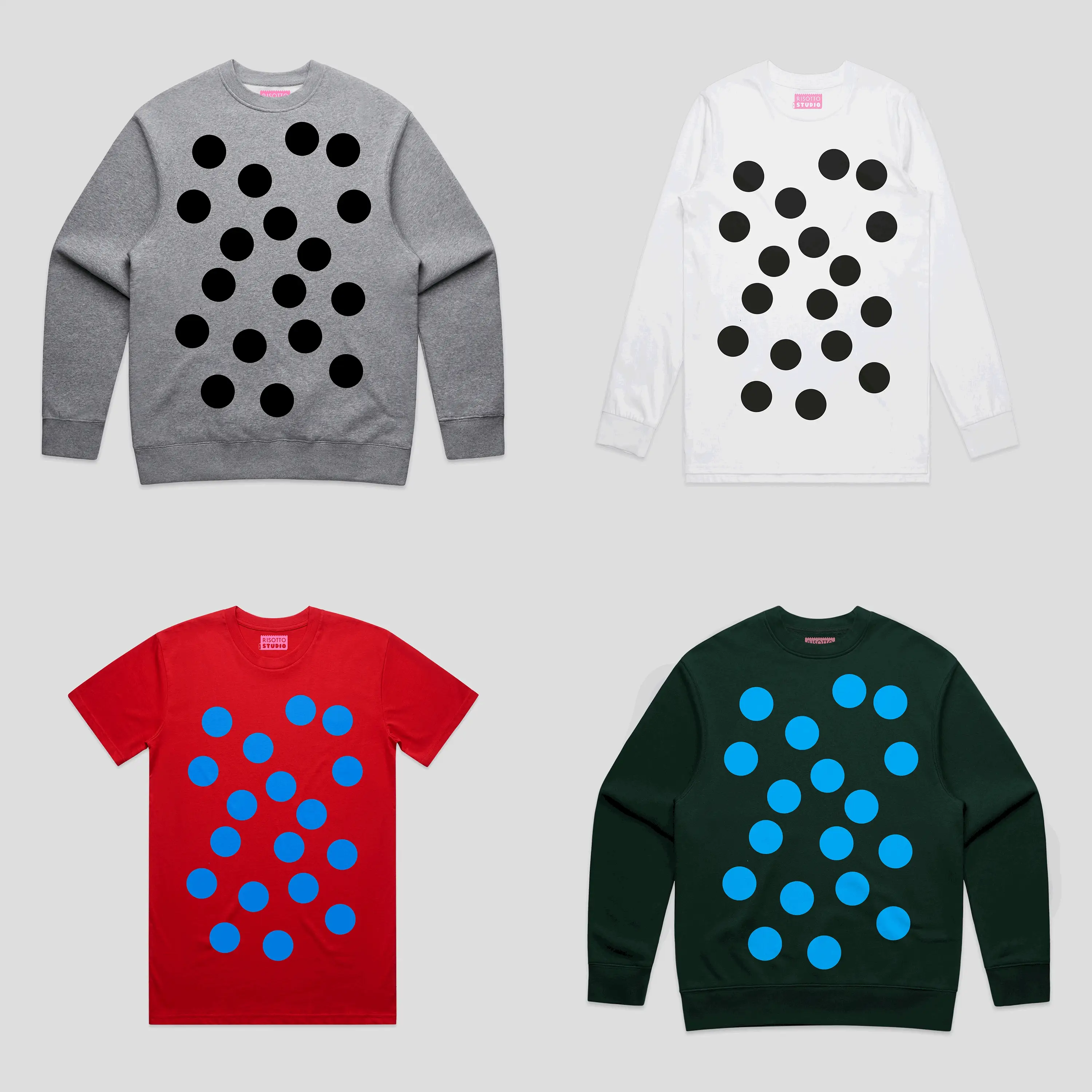 Polka - Dark Green Heavyweight Sweatshirt - Image 6