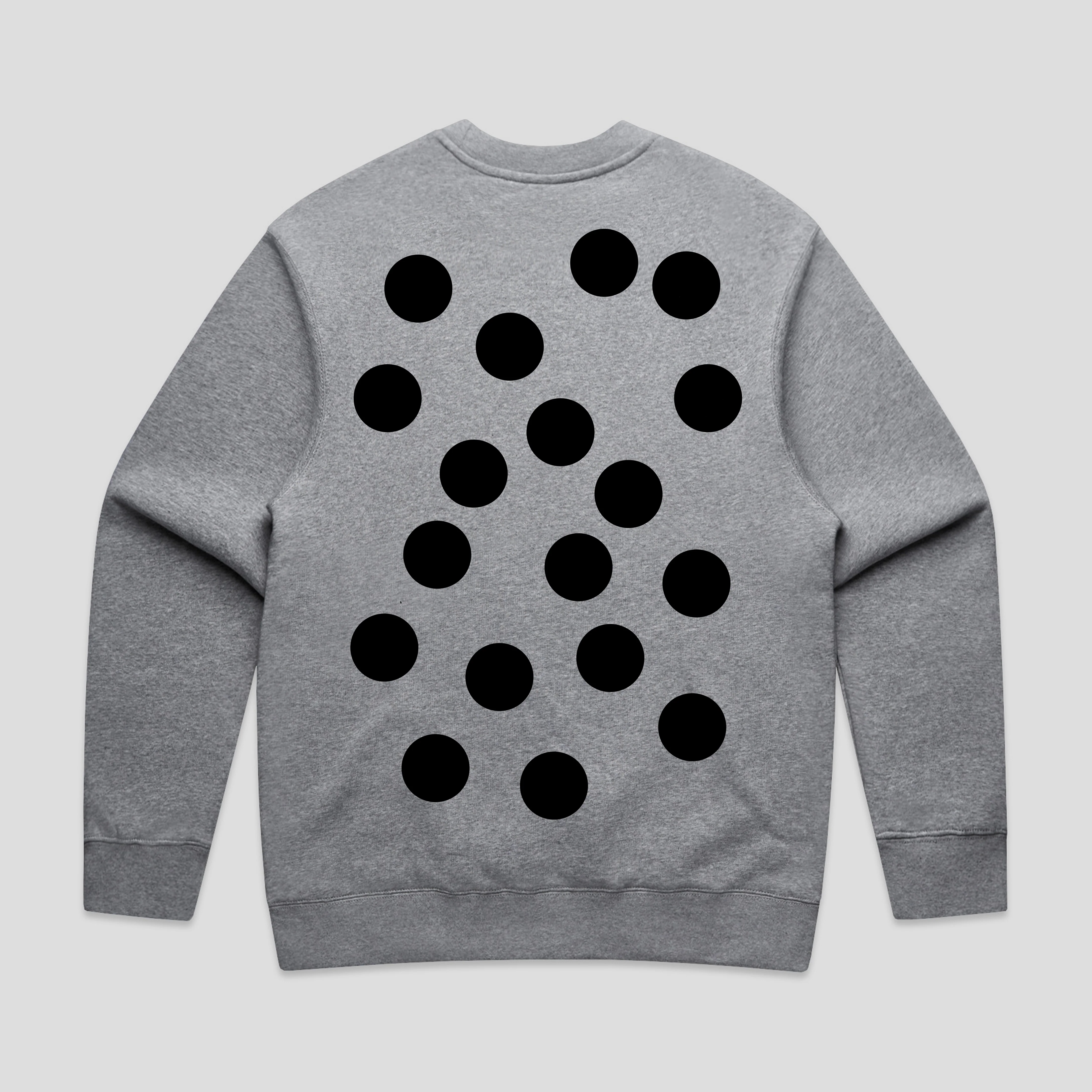 Polka - Heather Grey Heavyweight Sweatshirt - Image 4