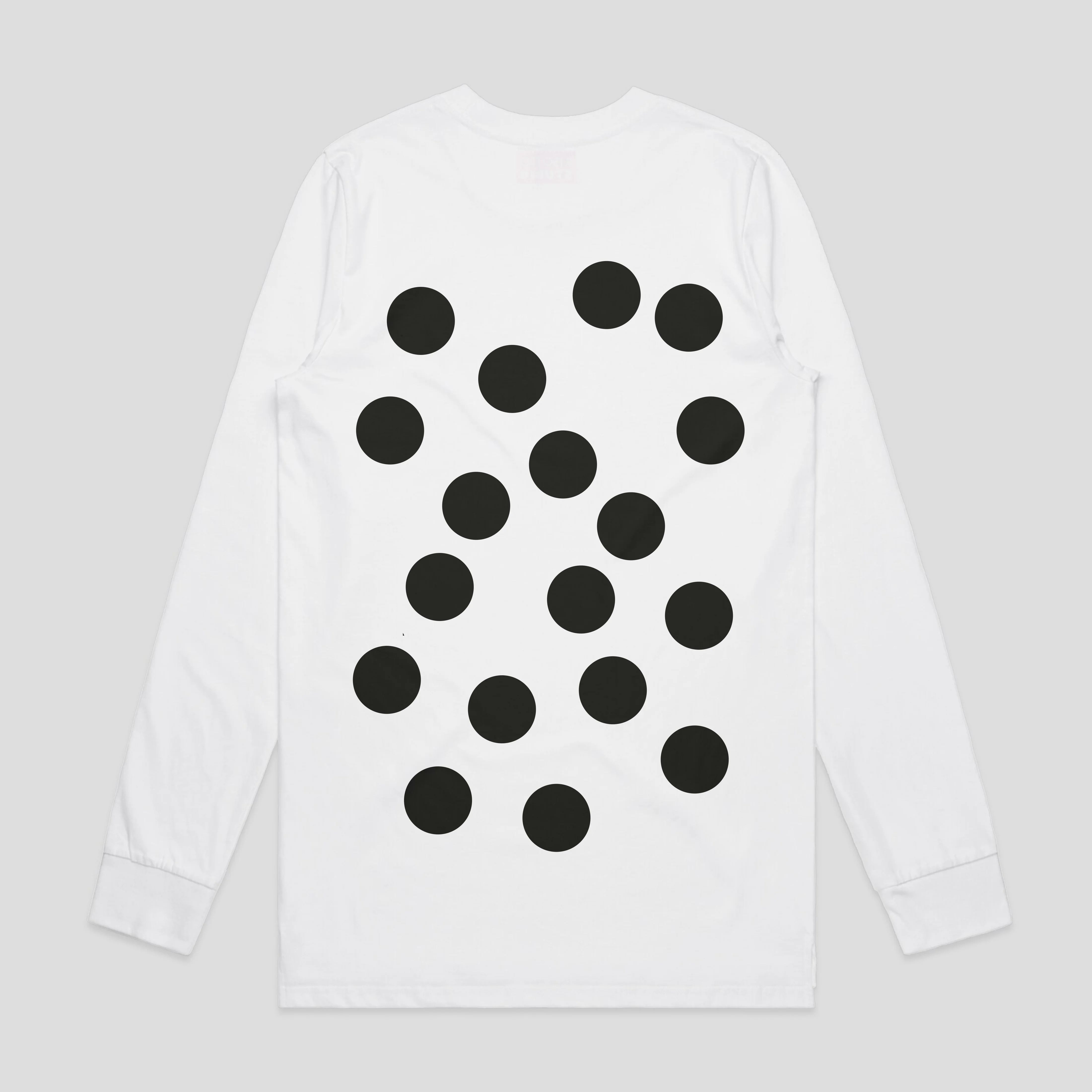 Polka - White Classic Long Sleeve Tee - Image 5