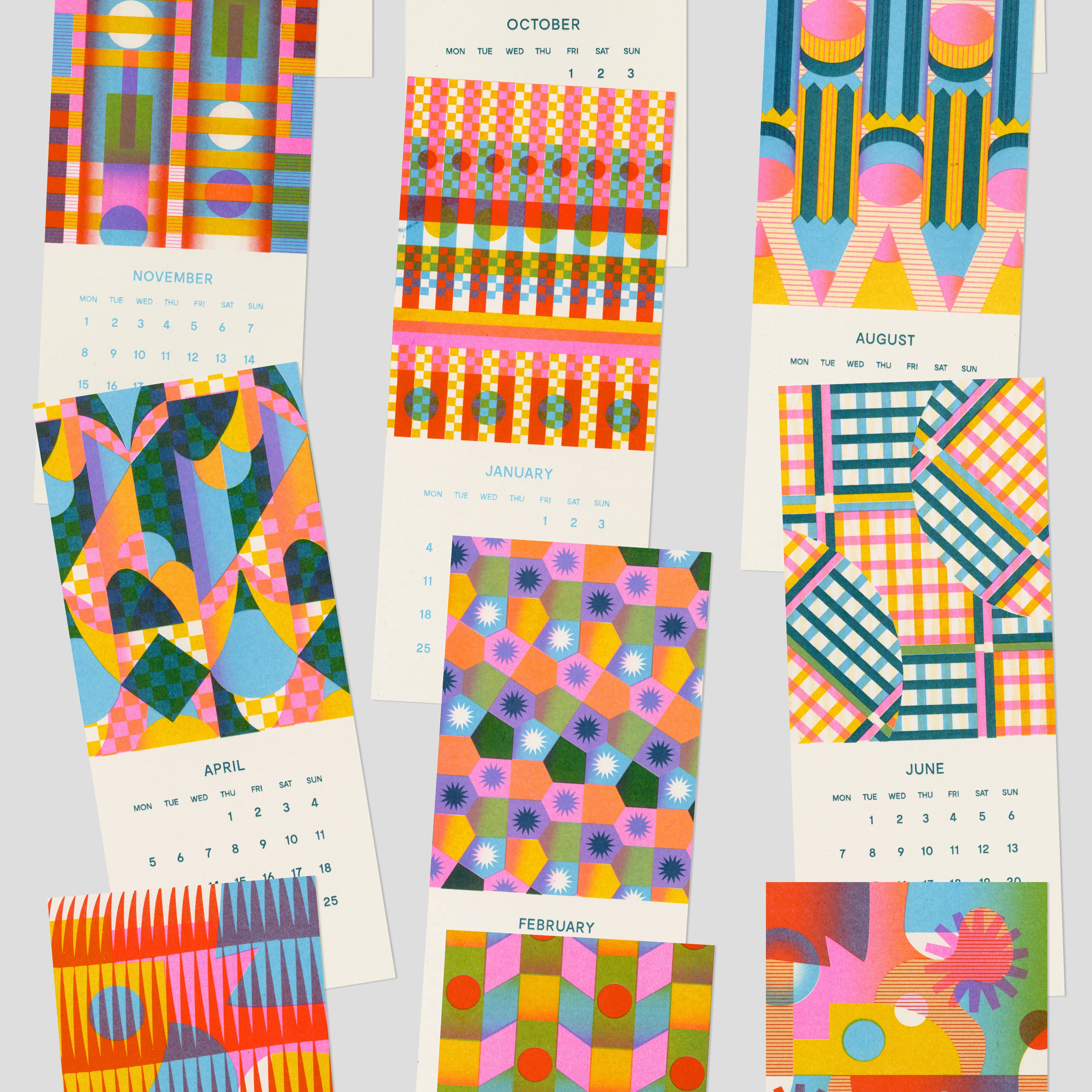 The Mini (+ MultiBuy) - 2027 Risograph Calendar - Image 5